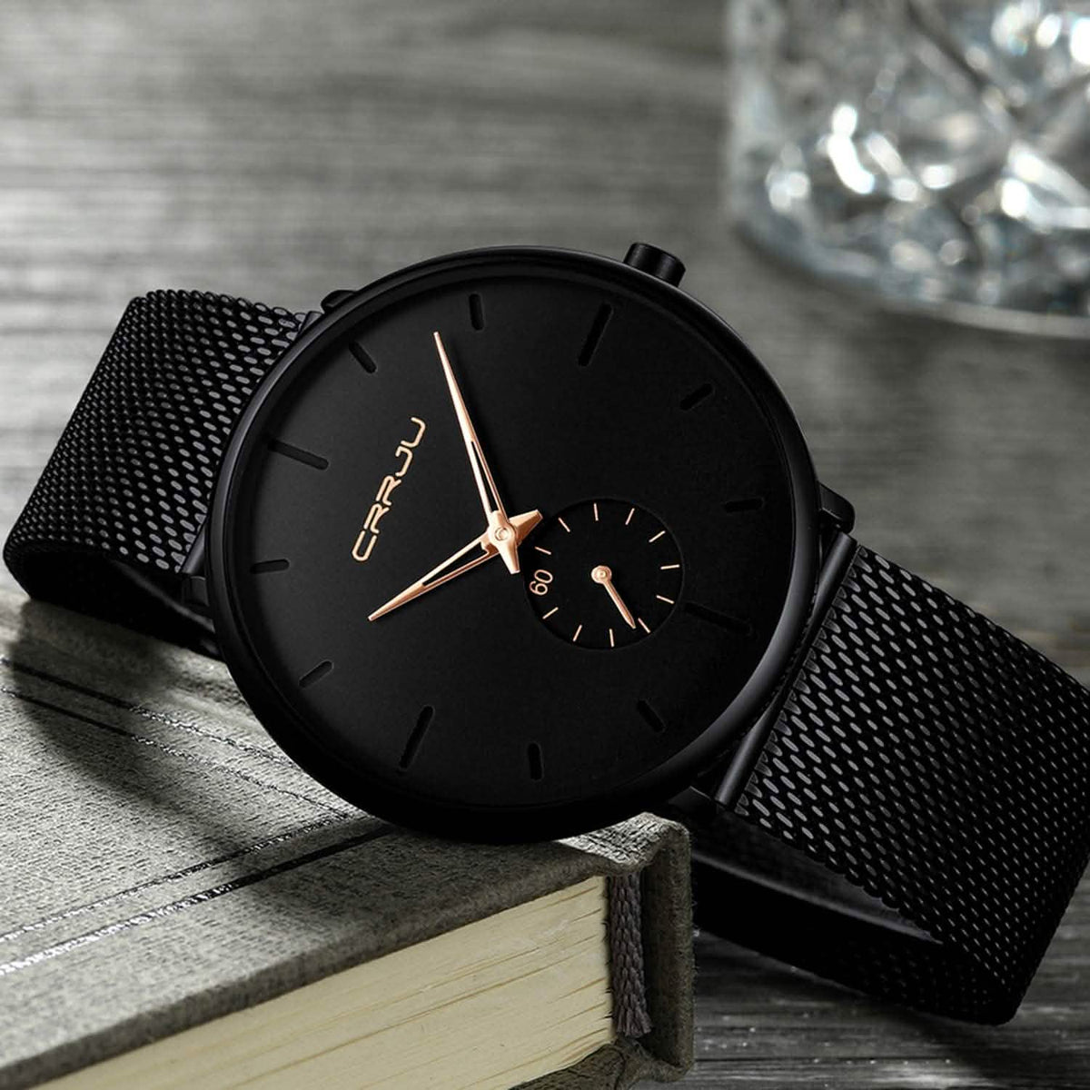 Men's Ultra-Thin Minimalist Waterproof Fashion Wrist Watch Watches - Tophatter Daily Deals