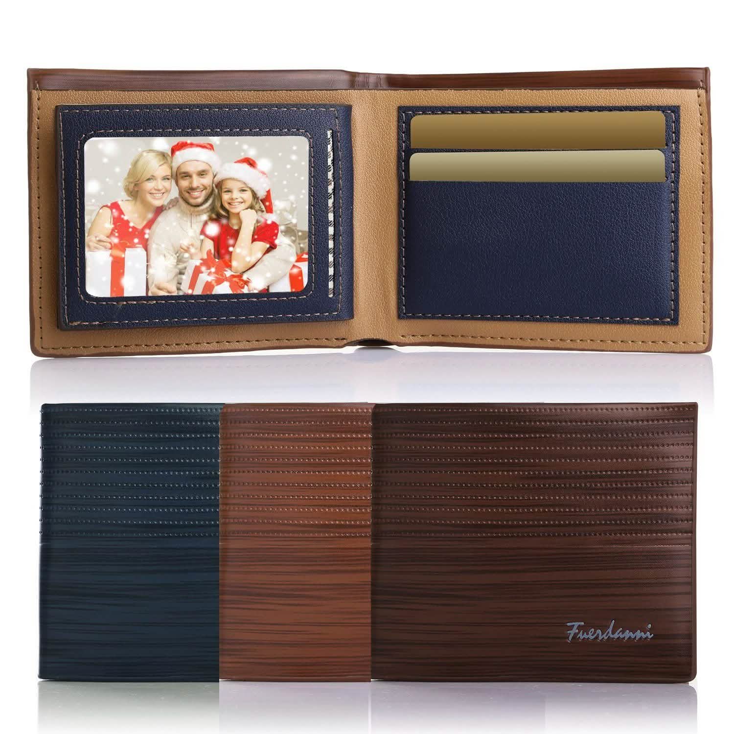 Men's Wallet PU Leather Bifold Purse Credit Card Holders Handbags & Wallets - Tophatter Daily Deals