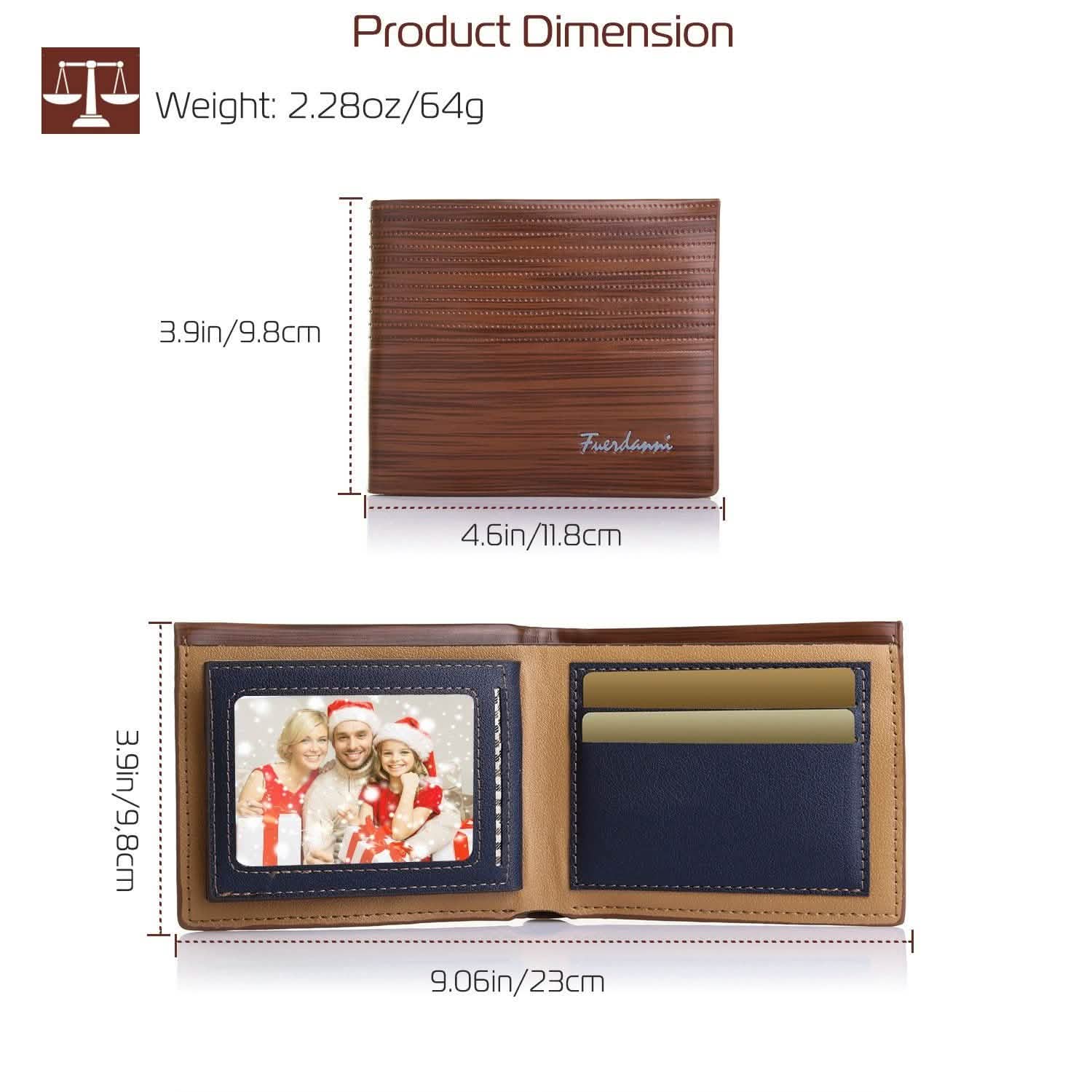 Men's Wallet PU Leather Bifold Purse Credit Card Holders Handbags & Wallets - Tophatter Daily Deals