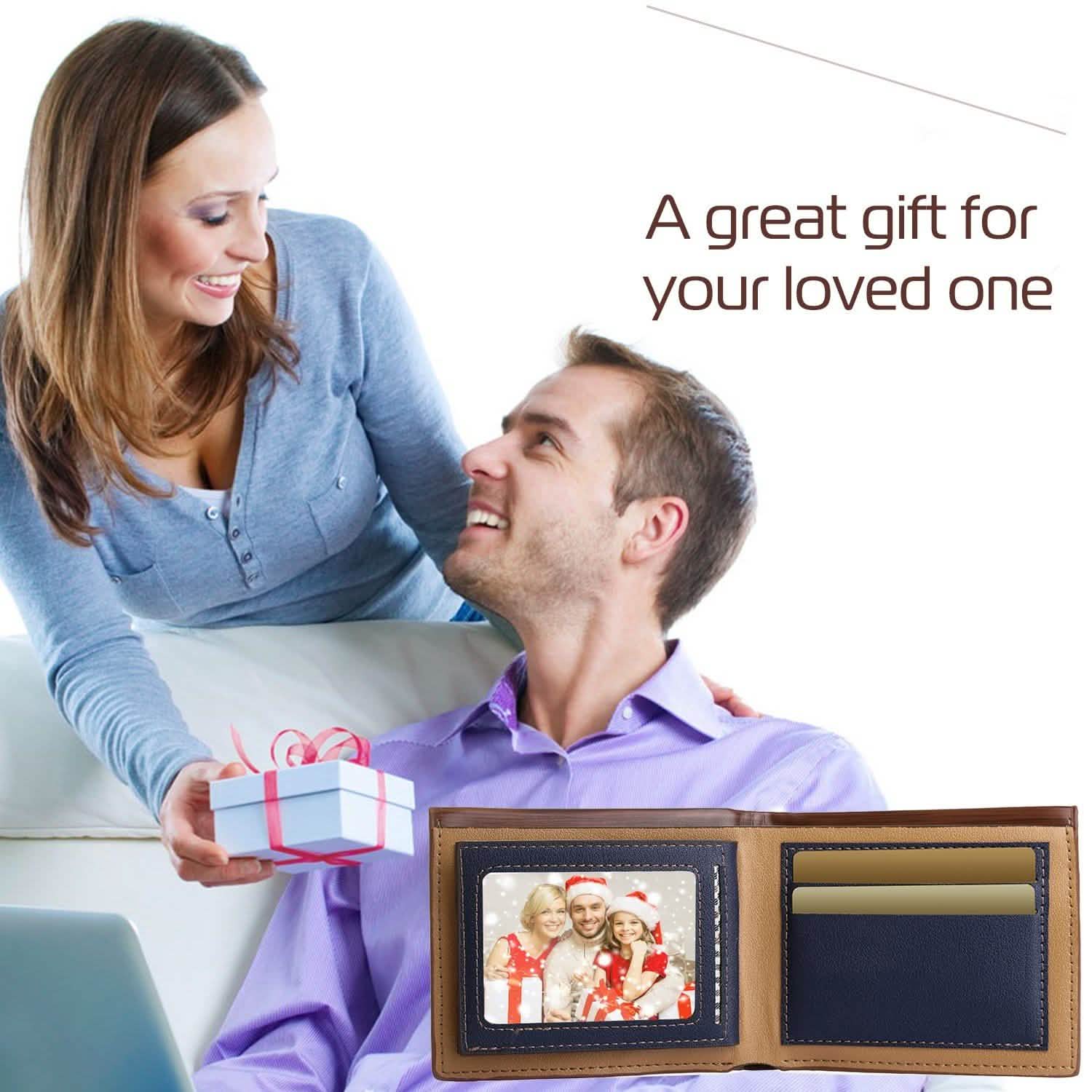 Men's Wallet PU Leather Bifold Purse Credit Card Holders Handbags & Wallets - Tophatter Daily Deals