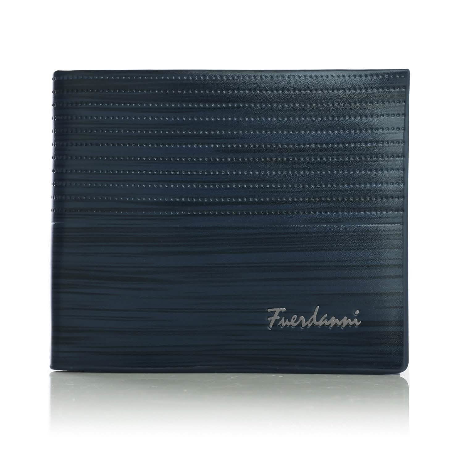 Men's Wallet PU Leather Bifold Purse Credit Card Holders Navy Handbags & Wallets - Tophatter Daily Deals