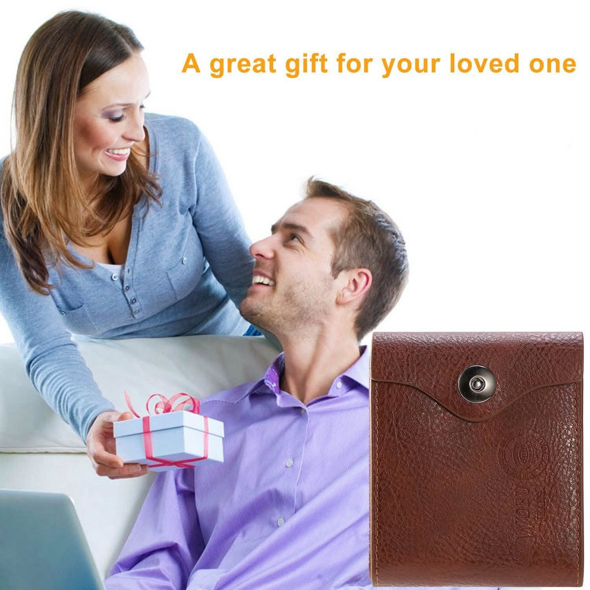 Men's Wallet PU Leather BiFold RFID Blocking Card Holder Handbags & Wallets - Tophatter Daily Deals