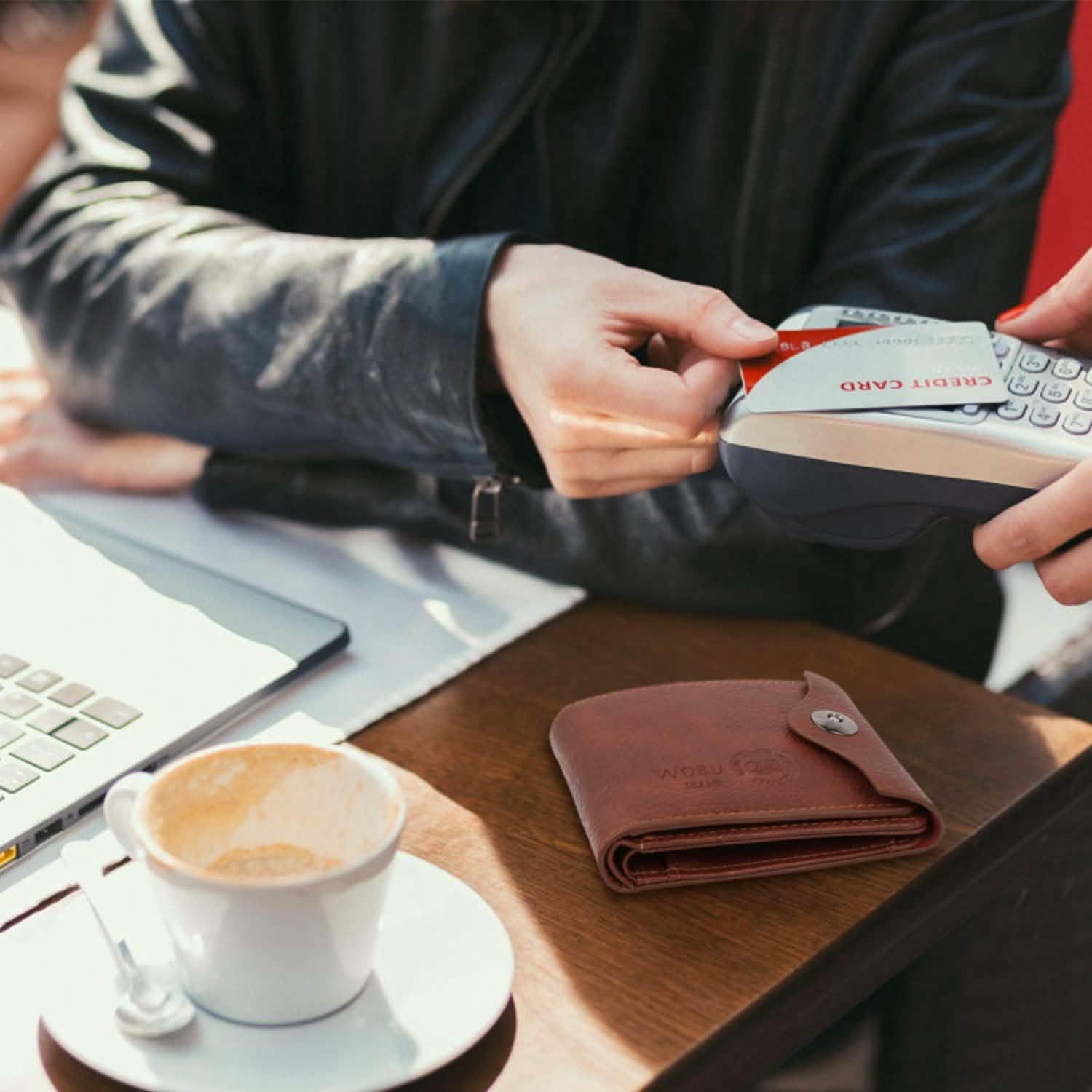 Men's Wallet PU Leather BiFold RFID Blocking Card Holder Handbags & Wallets - Tophatter Daily Deals