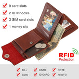 Men's Wallet PU Leather BiFold RFID Blocking Card Holder Handbags & Wallets - Tophatter Daily Deals