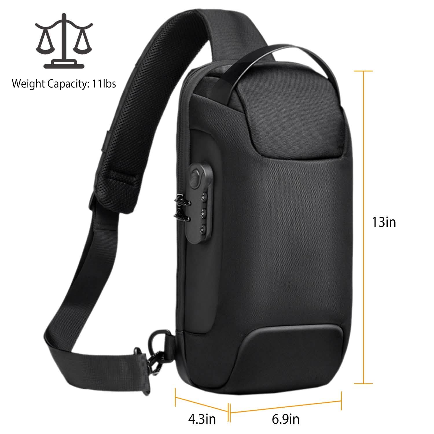 Men's Waterproof Anti-Theft Sling Backpack Handbags & Wallets - Tophatter Daily Deals