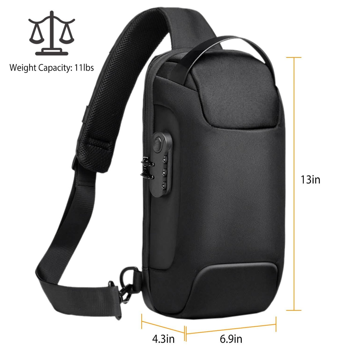Men's Waterproof Anti-Theft Sling Backpack Handbags & Wallets - Tophatter Daily Deals