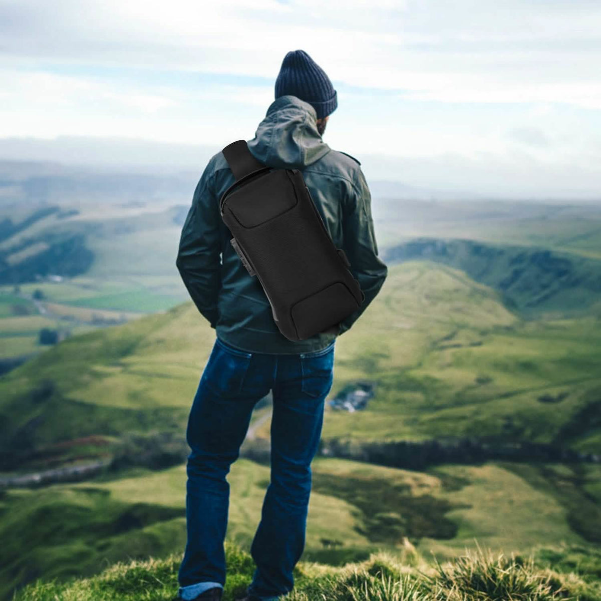 Men's Waterproof Anti-Theft Sling Backpack Handbags & Wallets - Tophatter Daily Deals