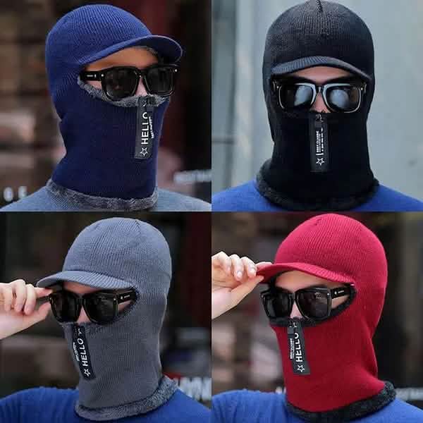 Men's Winter Knitted Hat Hats - Tophatter Daily Deals