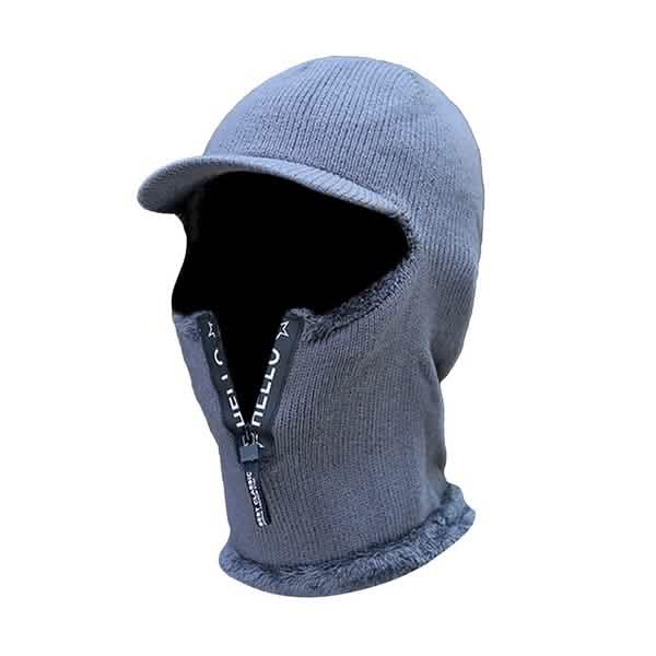 Men's Winter Knitted Hat Gray Hats - Tophatter Daily Deals