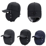 Men's Winter Thick Warm Casual Earmuffs Cap Hats - Tophatter Daily Deals