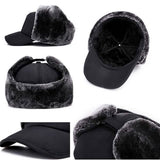Men's Winter Thick Warm Casual Earmuffs Cap Hats - Tophatter Daily Deals