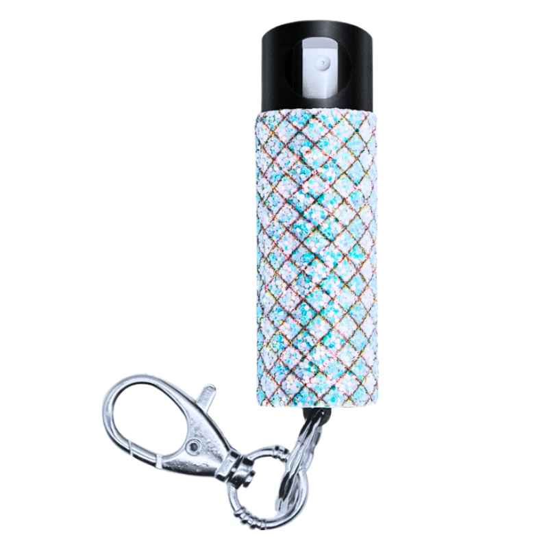 Mermaid Jeweled Bling Pepper Spray Self-Defense Keychain Pepper Spray - Tophatter Daily Deals