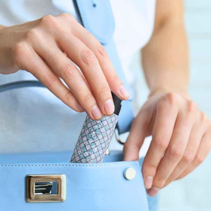 Mermaid Jeweled Bling Pepper Spray Self-Defense Keychain Pepper Spray - Tophatter Daily Deals