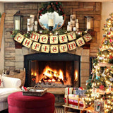 Merry Christmas Banner Home Decor Seasonal Decor - Tophatter Daily Deals