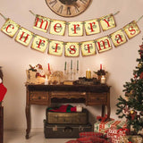 Merry Christmas Banner Home Decor Seasonal Decor - Tophatter Daily Deals