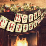 Merry Christmas Banner Home Decor Seasonal Decor - Tophatter Daily Deals