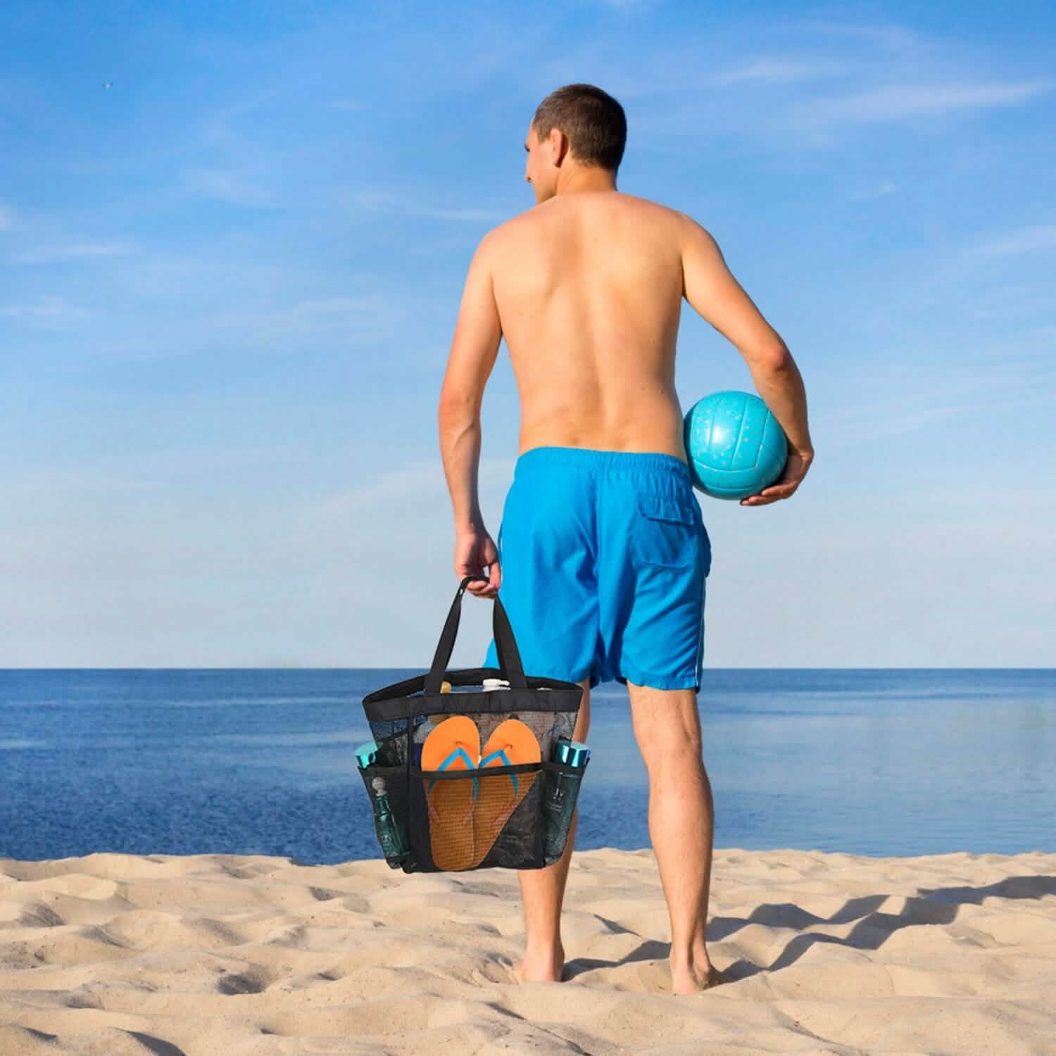 Mesh Shower Caddy Bag Organizer Storage Hanging Basket Beauty & Personal Care - Tophatter Daily Deals