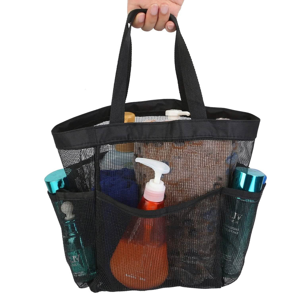 Mesh Shower Caddy Bag Organizer Storage Hanging Basket Beauty & Personal Care - Tophatter Daily Deals
