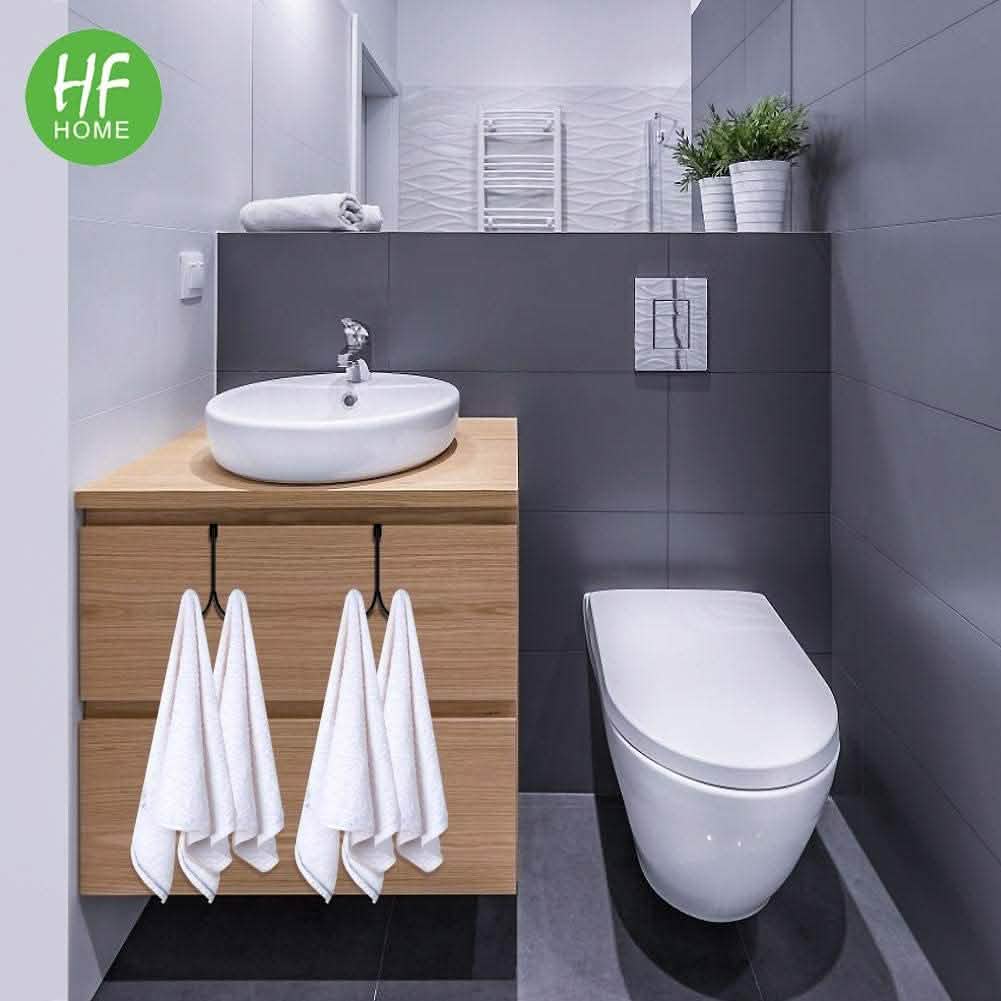 Metal Double Hanging Storage Hooks on Doors Storage & Organization - Tophatter Daily Deals