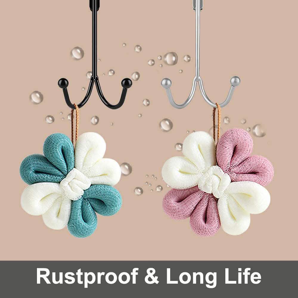 Metal Double Hanging Storage Hooks on Doors Storage & Organization - Tophatter Daily Deals