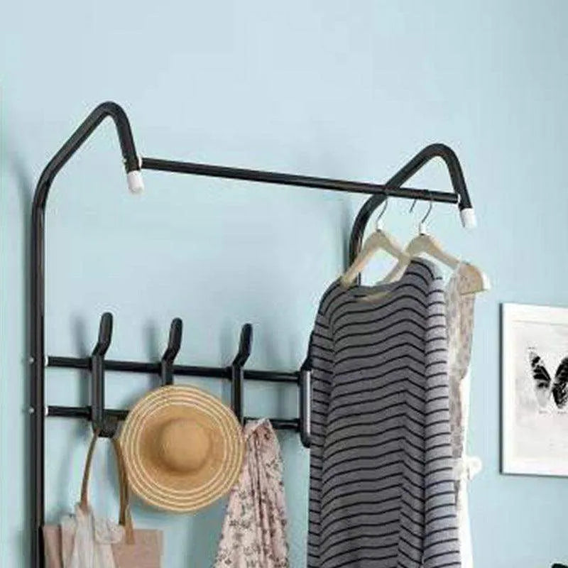 Metal Entryway Coat Shoe Rack "Hall Tree" Coat & Hat Racks - Tophatter Daily Deals