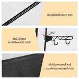 Metal Garment Rack Shoe Clothing Organizer Shelves Storage & Organization - Tophatter Daily Deals