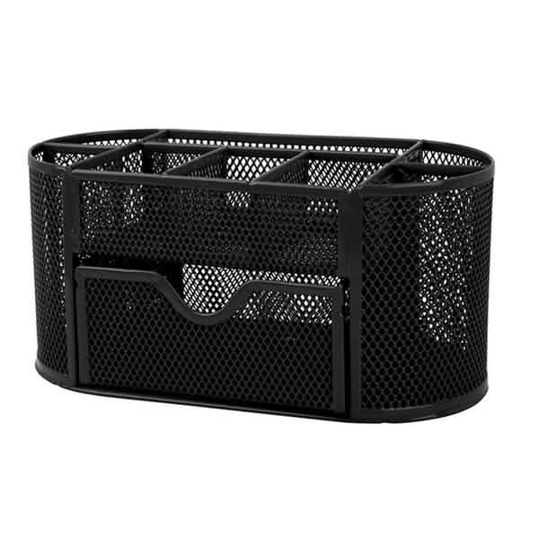 Metal Mesh Pencil Holder Black School, Office & Art Supplies - Tophatter Daily Deals