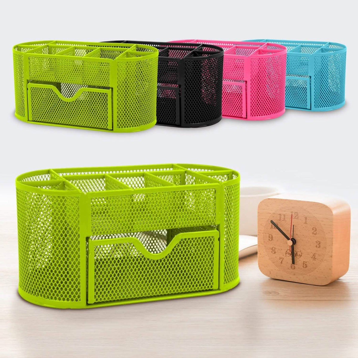 Metal Mesh Pencil Holder School, Office & Art Supplies - Tophatter Daily Deals
