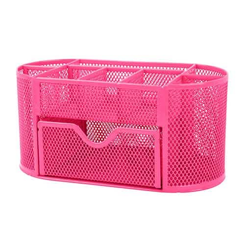 Metal Mesh Pencil Holder Hot Pink School, Office & Art Supplies - Tophatter Daily Deals