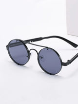 Metal Round Steampunk Rimless Sunglasses Sunglasses - Tophatter Daily Deals