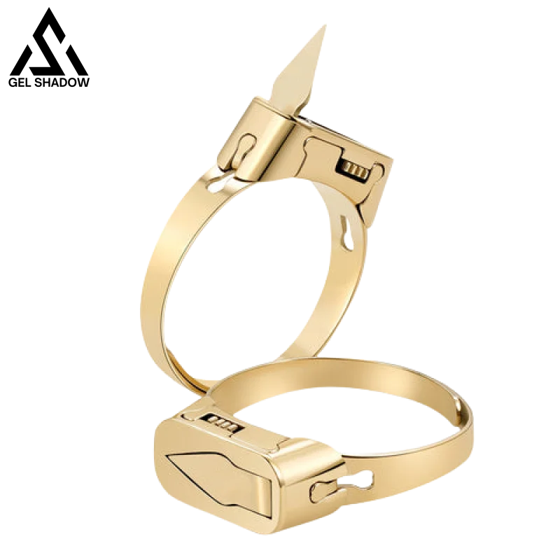 Metal Self Defense Ring Knife-GS138 Gold BEST SELLERS - Tophatter Daily Deals