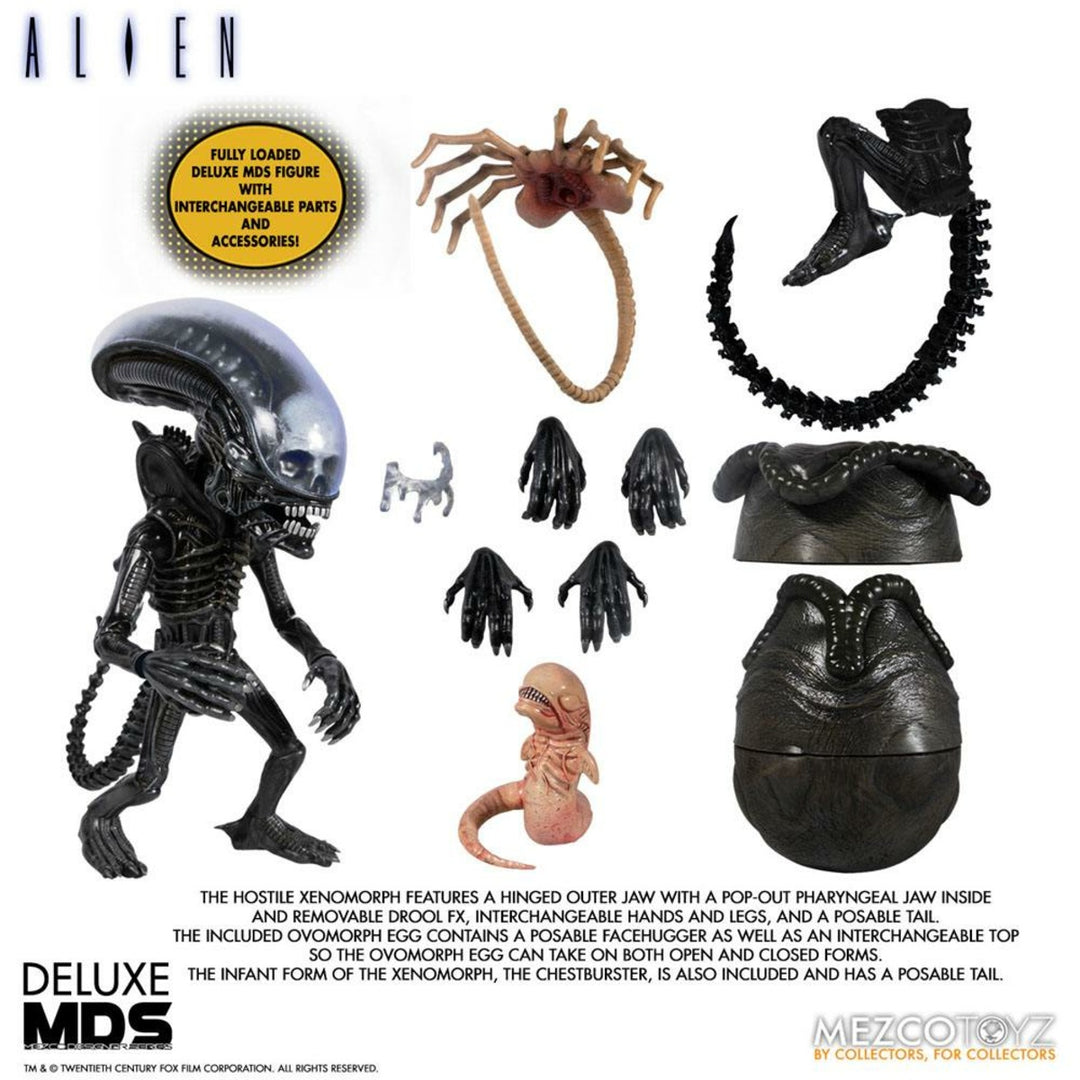 Alien - Mezco Designer Series Deluxe Xenomorph Collectible - Tophatter Daily Deals
