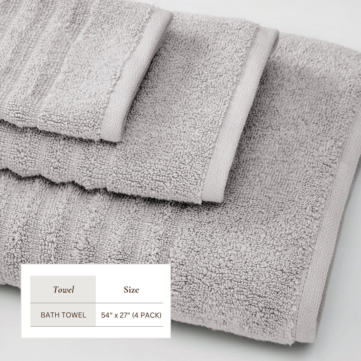 Luxury Combed Cotton Bath Towel Set - Karina Collection Bath - Tophatter Daily Deals