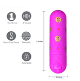 Maia Giggly (7.6 cm) Bullet Vibrator with 10 Functions – Bullet Vibrator > Vibrators > Mini Vibrators - Tophatter Daily Deals