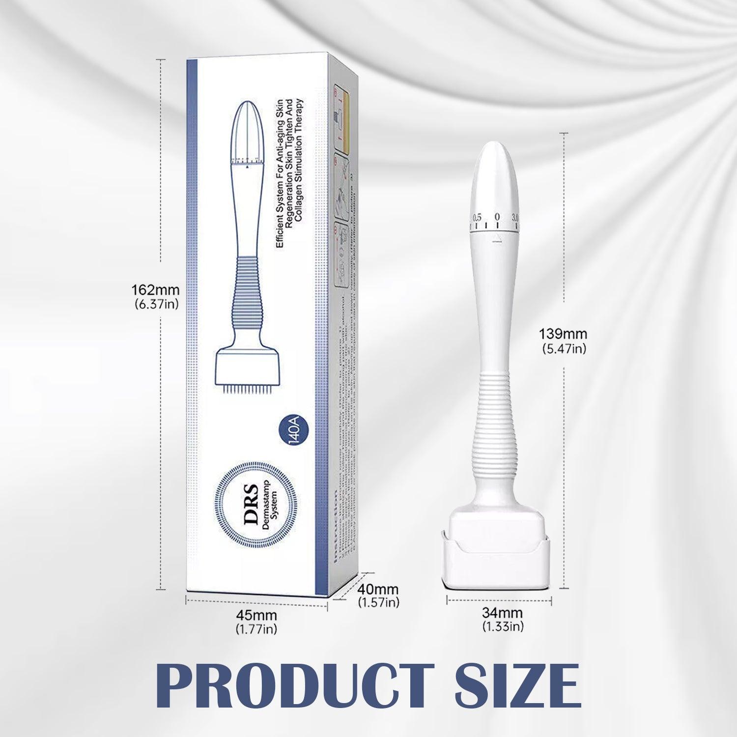 Derma Stamp Roller - Adjustable Roller 0-3mm Microneedle Anti Aging Therapy Face Health Care - Tophatter Daily Deals