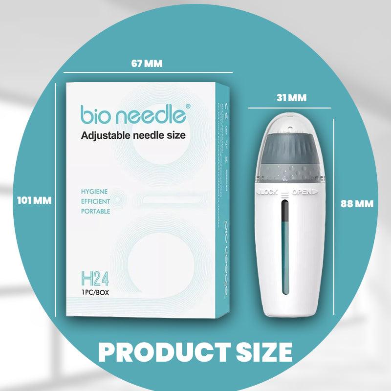 Adjustable Derma Stamp - 0-1.5mm 24 Titanium Microneedles For Home Microneedling Health & Beauty - Tophatter Daily Deals