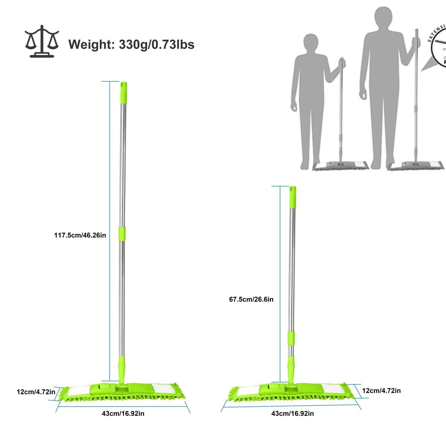 Microfiber 360¬∞ Rotatable Floor Mop Household Appliances - Tophatter Daily Deals