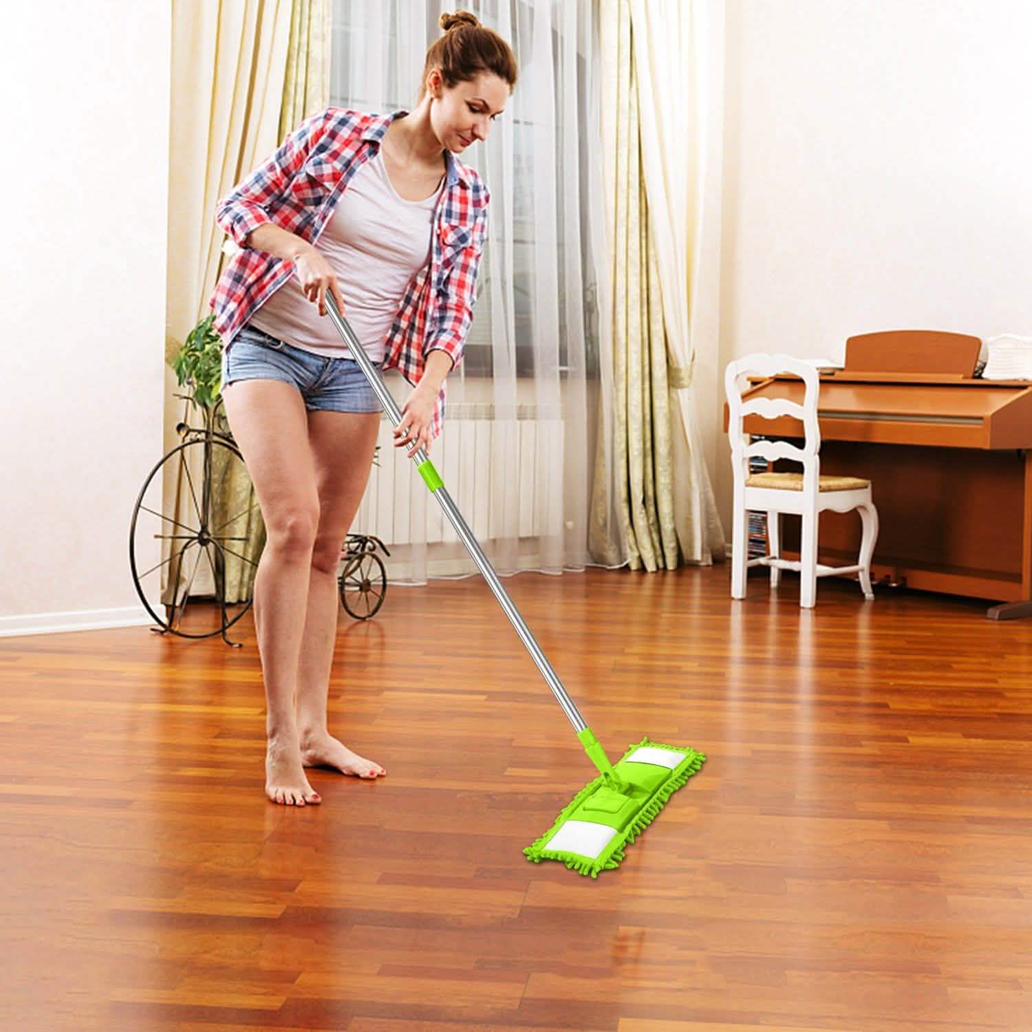 Microfiber 360¬∞ Rotatable Floor Mop Household Appliances - Tophatter Daily Deals