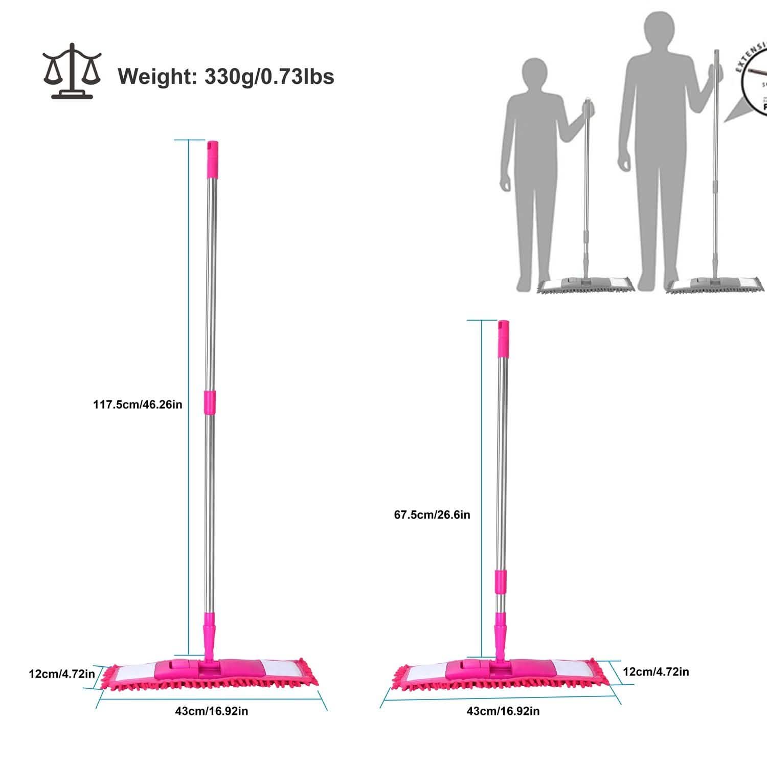 Microfiber 360¬∞ Rotatable Floor Mop Household Appliances - Tophatter Daily Deals