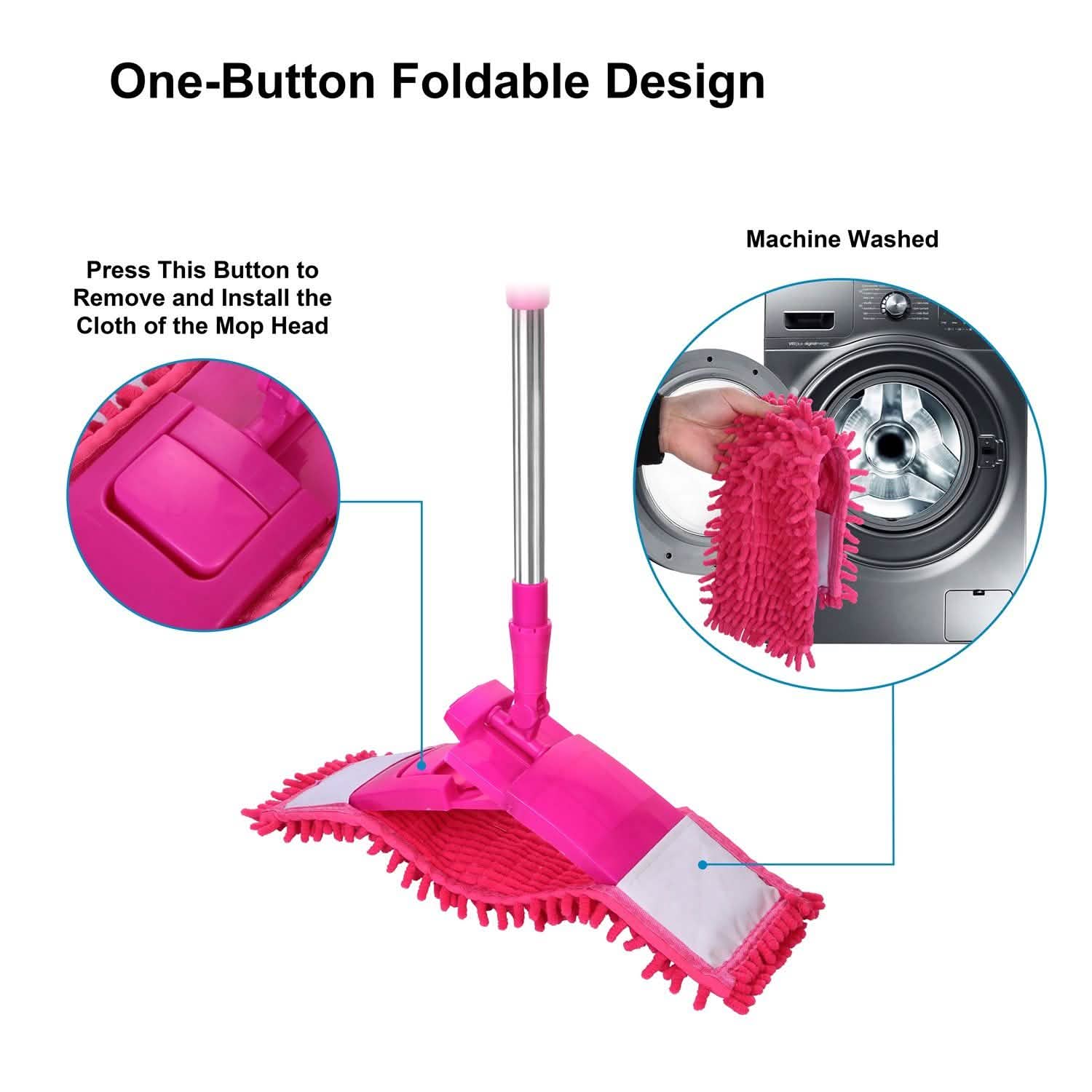 Microfiber 360¬∞ Rotatable Floor Mop Household Appliances - Tophatter Daily Deals