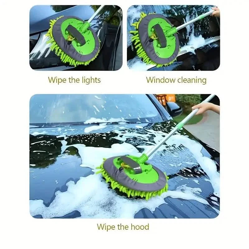 Microfiber Car Wash Brush Mop Kit Automotive - Tophatter Daily Deals