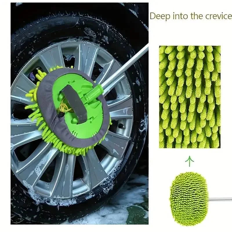 Microfiber Car Wash Brush Mop Kit Automotive - Tophatter Daily Deals