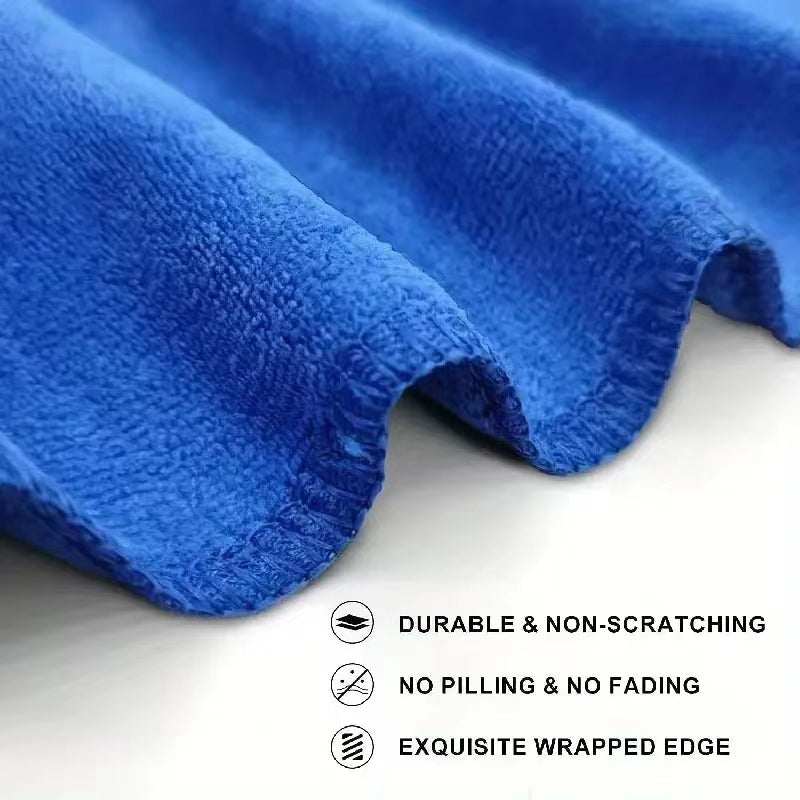 Microfiber Cleaning Cloths Super Absorbent for Car Windows Pack of 10 Car and Motorcycle Accessories - Tophatter Daily Deals