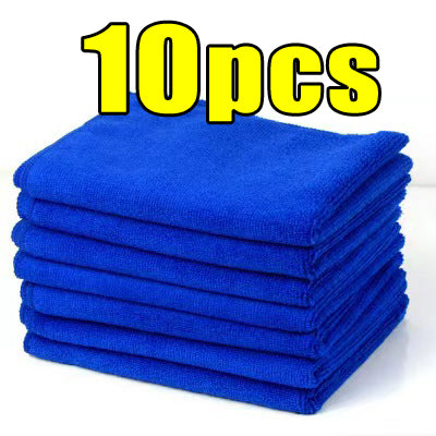 Microfiber Cleaning Cloths Super Absorbent for Car Windows Pack of 10 30x30 10pcs Car and Motorcycle Accessories - Tophatter Daily Deals