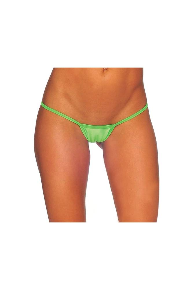 BodyZone - Micro Low Back T-Thong - 1162 - Assorted Colors Green OS Lingerie - Tophatter Daily Deals