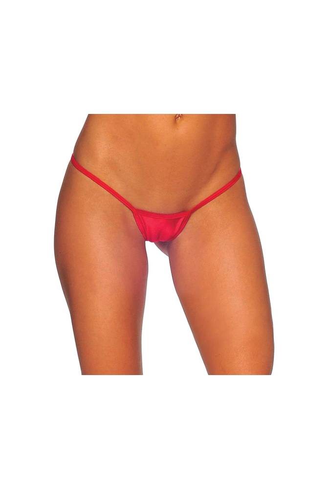 BodyZone - Micro Low Back T-Thong - 1162 - Assorted Colors Red OS Lingerie - Tophatter Daily Deals
