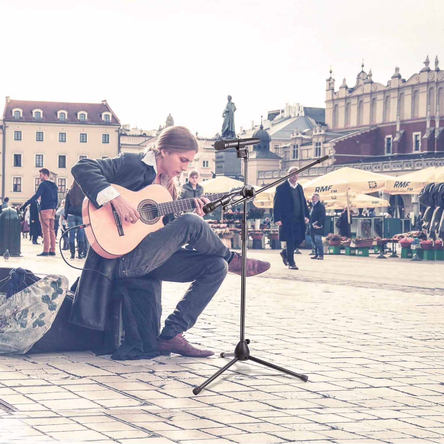 Microphone Stands Tripod Boom Mic Holders Audio Accessories - Tophatter Daily Deals