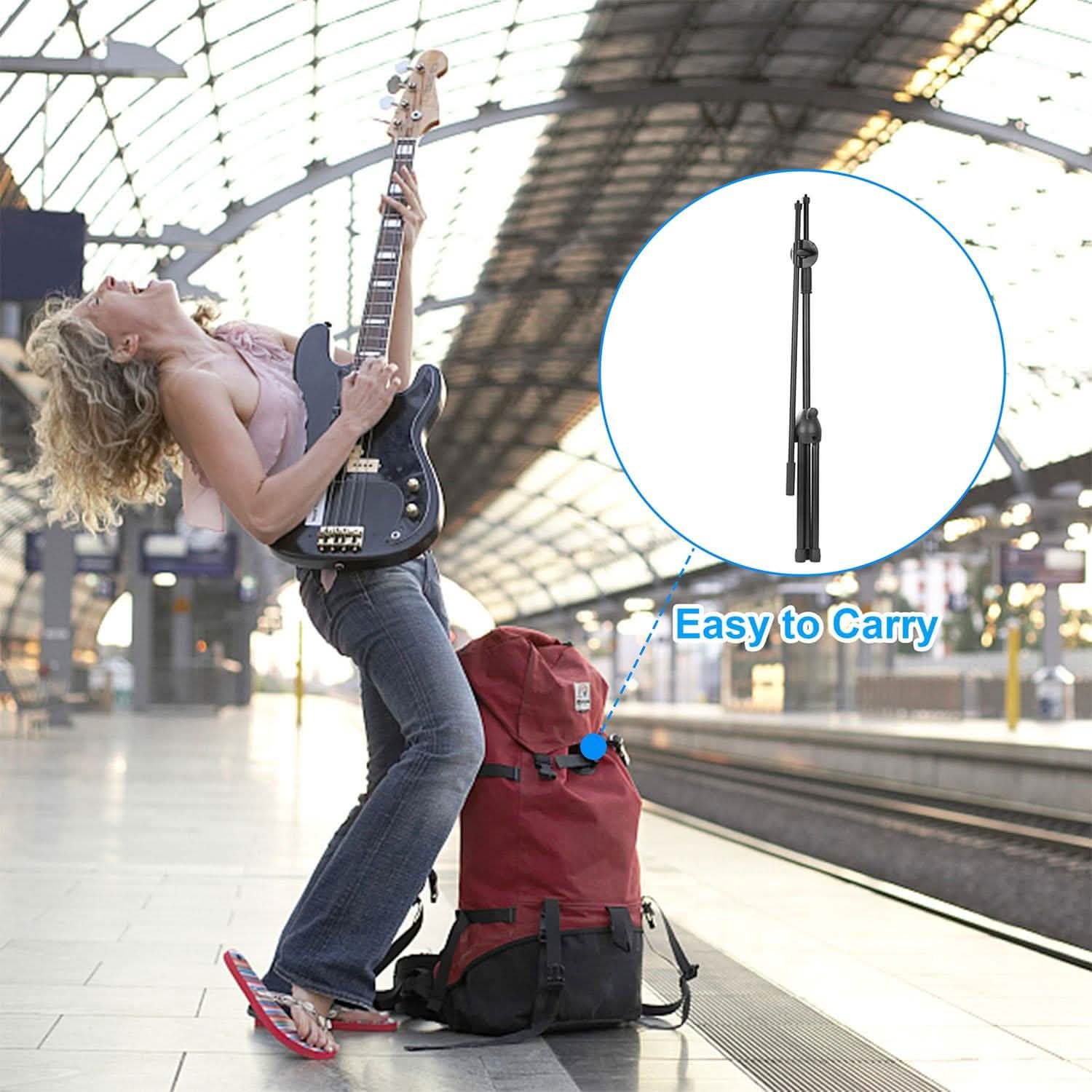 Microphone Stands Tripod Boom Mic Holders Audio Accessories - Tophatter Daily Deals