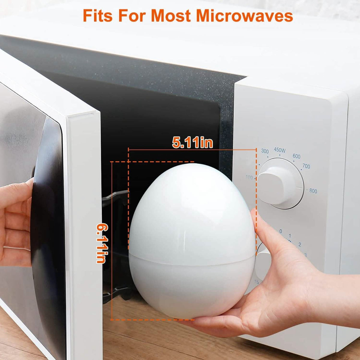 Microwave Egg Broiler Cooker Up to 4 Eggs Kitchen Appliances - Tophatter Daily Deals