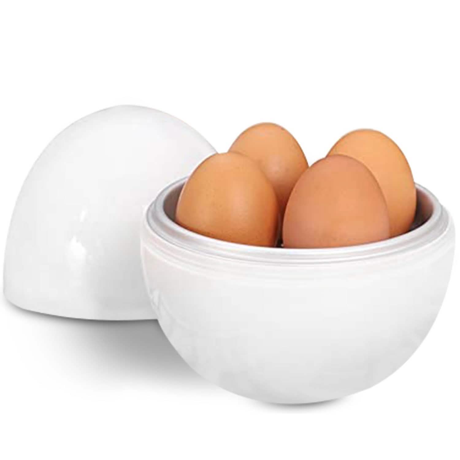 Microwave Egg Broiler Cooker Up to 4 Eggs Kitchen Appliances - Tophatter Daily Deals